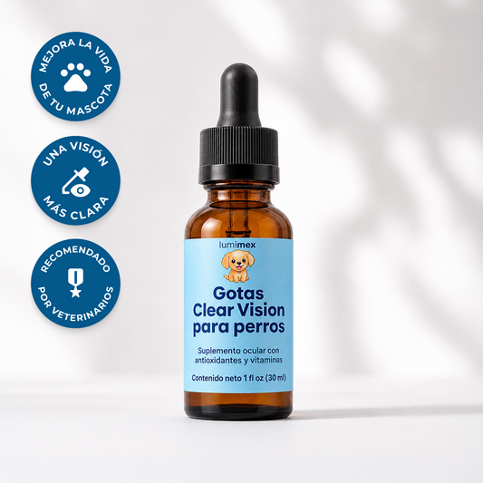 ClearVision™ | Fórmula Ocular 4 en 1 para Perros Mayores